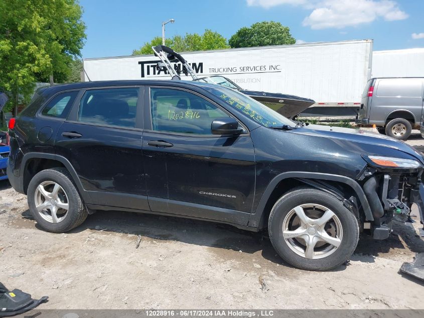 2016 Jeep Cherokee Sport VIN: 1C4PJMAS2GW138861 Lot: 12028916