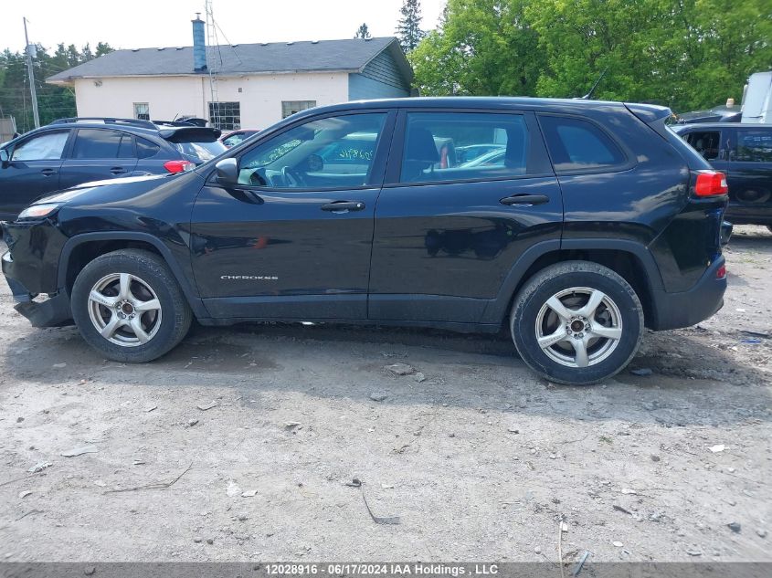 2016 Jeep Cherokee Sport VIN: 1C4PJMAS2GW138861 Lot: 12028916