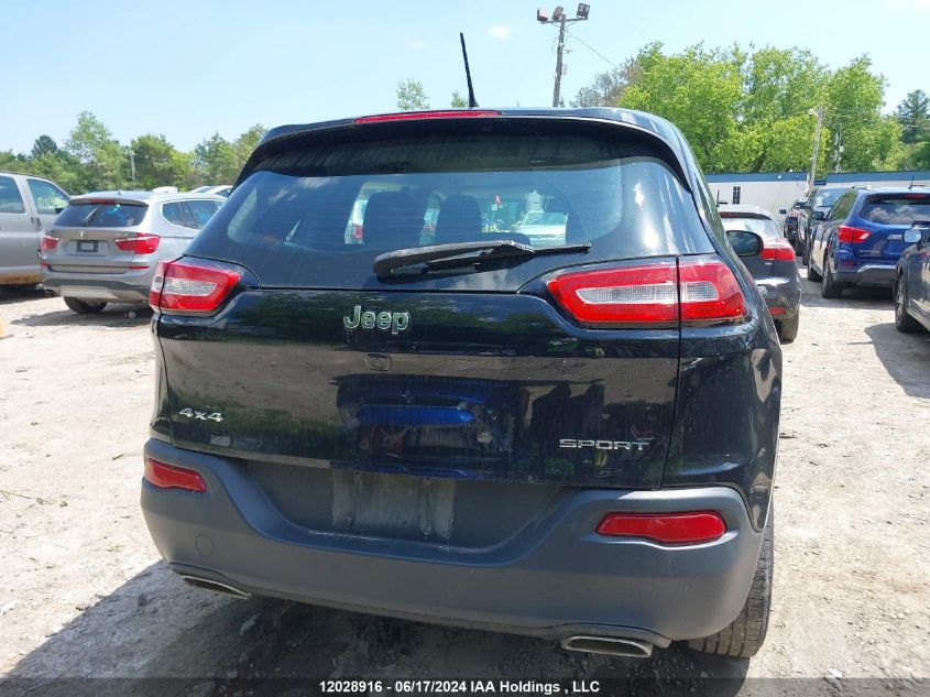 2016 Jeep Cherokee Sport VIN: 1C4PJMAS2GW138861 Lot: 12028916