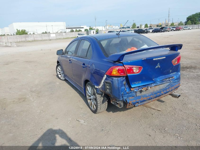 2009 Mitsubishi Lancer VIN: JA3AU86W79U611537 Lot: 12028918