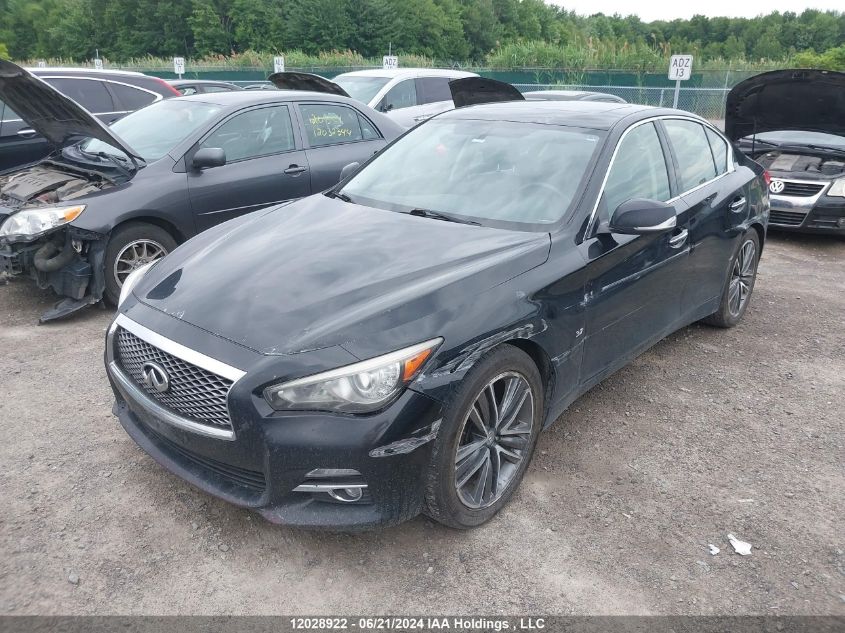 2015 Infiniti Q50 VIN: JN1BV7AR8FM413451 Lot: 12028922