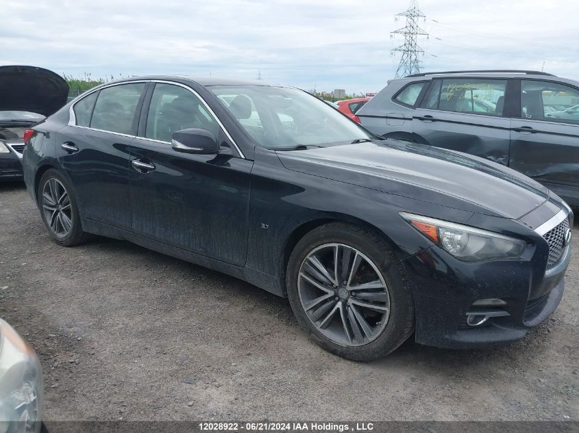 2015 Infiniti Q50 VIN: JN1BV7AR8FM413451 Lot: 12028922