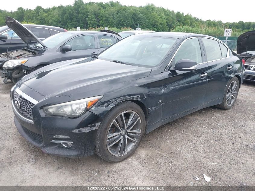 2015 Infiniti Q50 VIN: JN1BV7AR8FM413451 Lot: 12028922