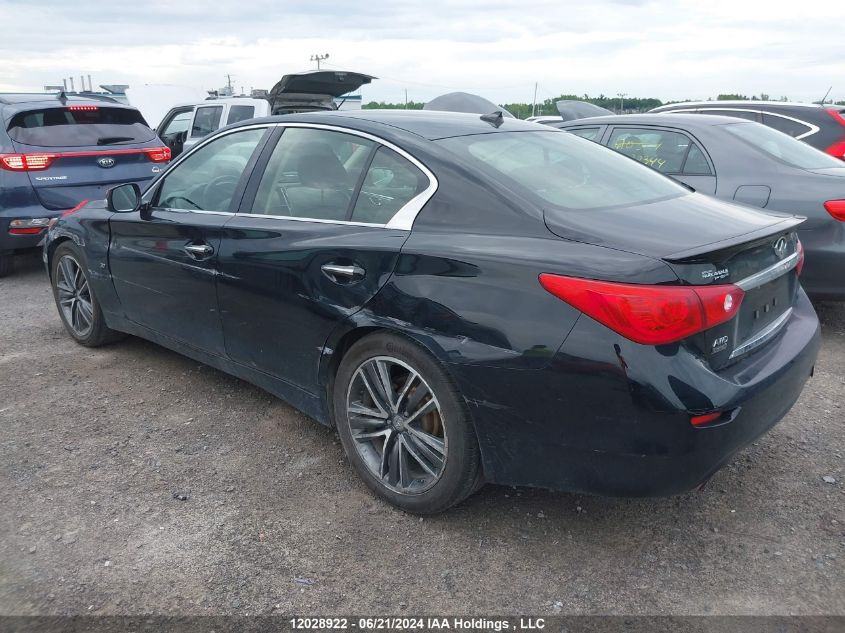 2015 Infiniti Q50 VIN: JN1BV7AR8FM413451 Lot: 12028922