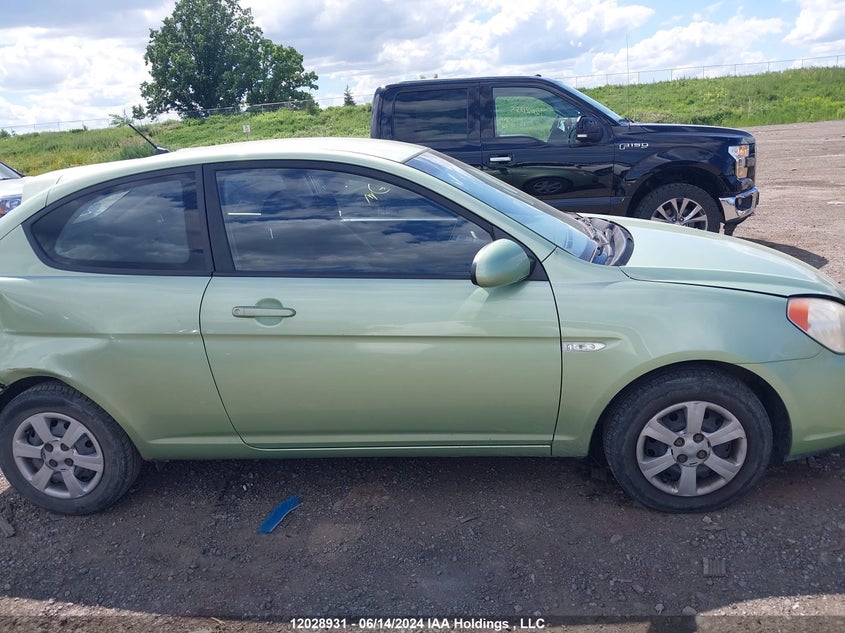 2007 Hyundai Accent VIN: KMHCN35C47U050076 Lot: 12028931