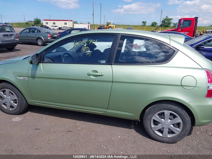 2007 Hyundai Accent VIN: KMHCN35C47U050076 Lot: 12028931