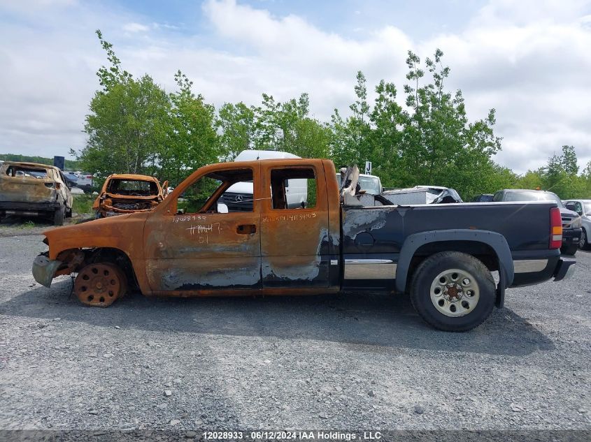 2001 GMC Sierra 1500 VIN: 2GTEK19T411134163 Lot: 12028933