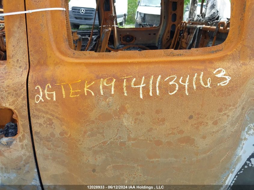 2001 GMC Sierra 1500 VIN: 2GTEK19T411134163 Lot: 12028933