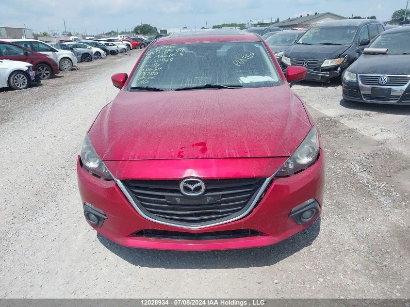 2014 Mazda Mazda3 VIN: JM1BM1V72E1130968 Lot: 12028934