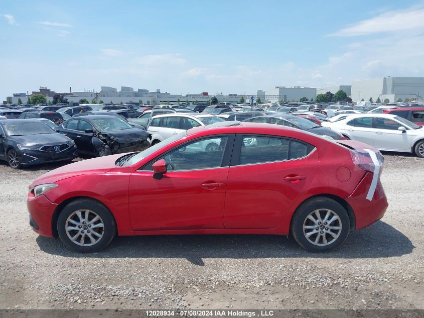 2014 Mazda Mazda3 VIN: JM1BM1V72E1130968 Lot: 12028934