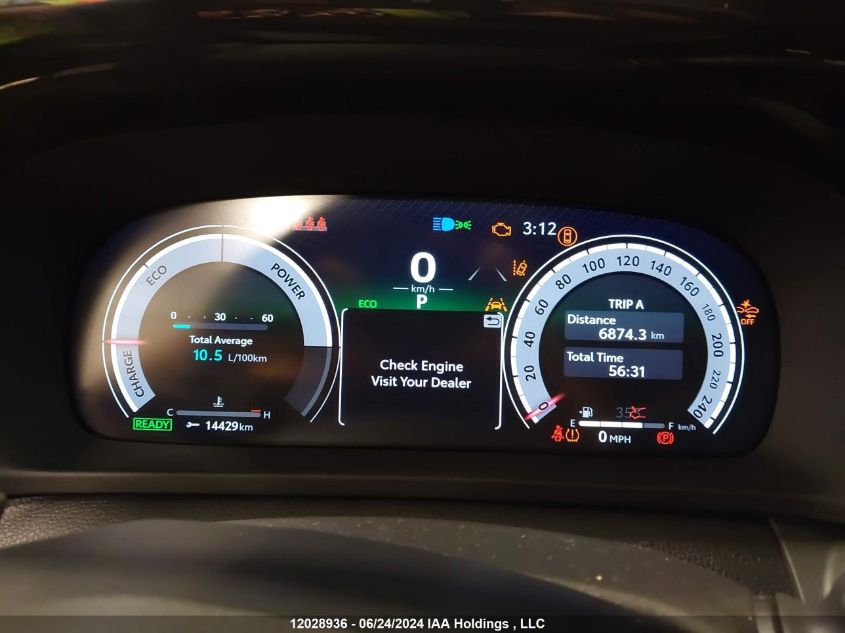 2023 Toyota Crown Platinum VIN: JTDAFAAF3P3004354 Lot: 12028936