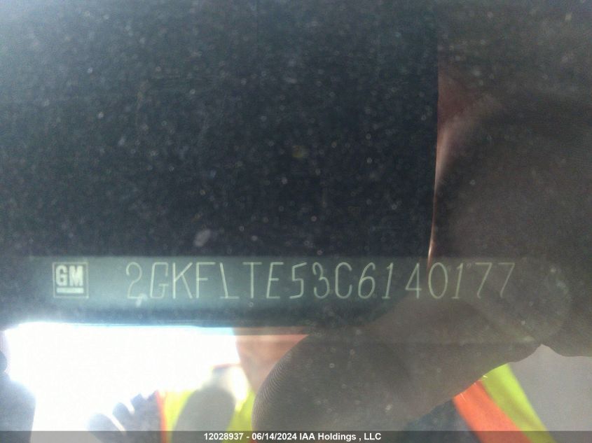 2012 GMC Terrain VIN: 2GKFLTE53C6140177 Lot: 12028937