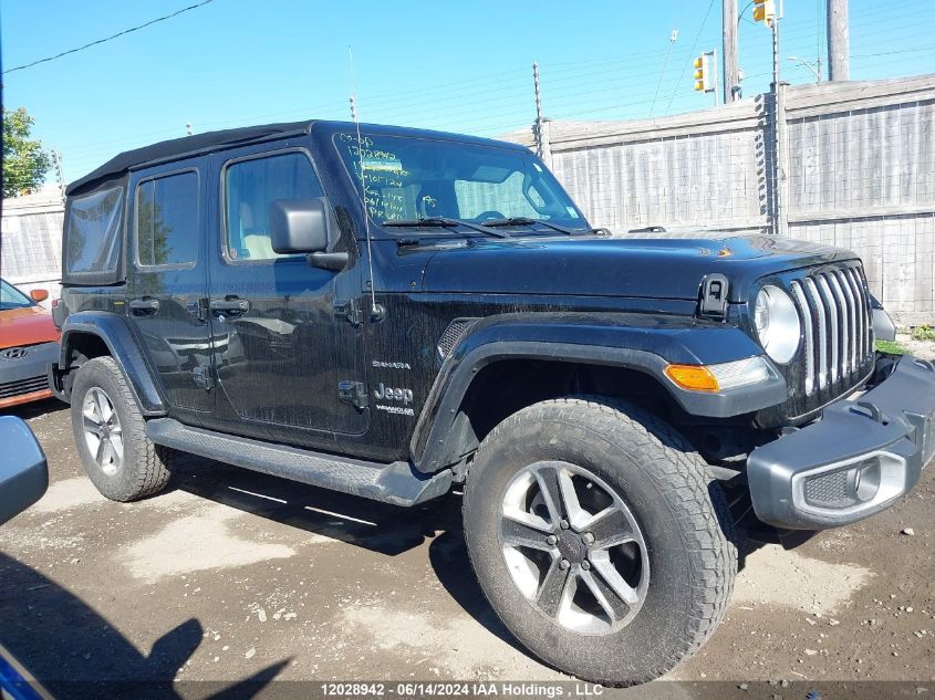 2018 Jeep Wrangler Unlimited Sahara VIN: 1C4HJXEG1JW101724 Lot: 12028942