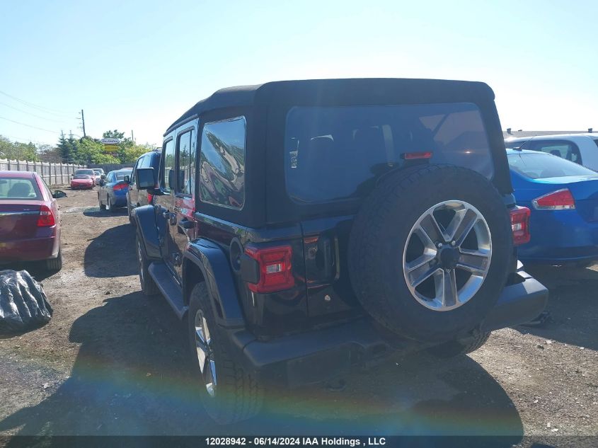 2018 Jeep Wrangler Unlimited Sahara VIN: 1C4HJXEG1JW101724 Lot: 12028942