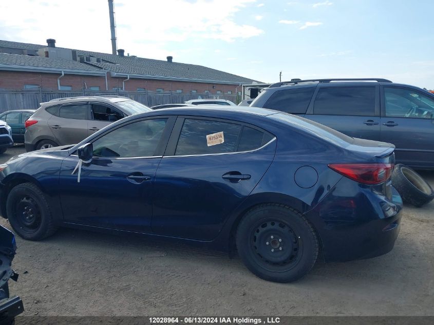 2016 Mazda Mazda3 VIN: JM1BM1W33G1281381 Lot: 12028964