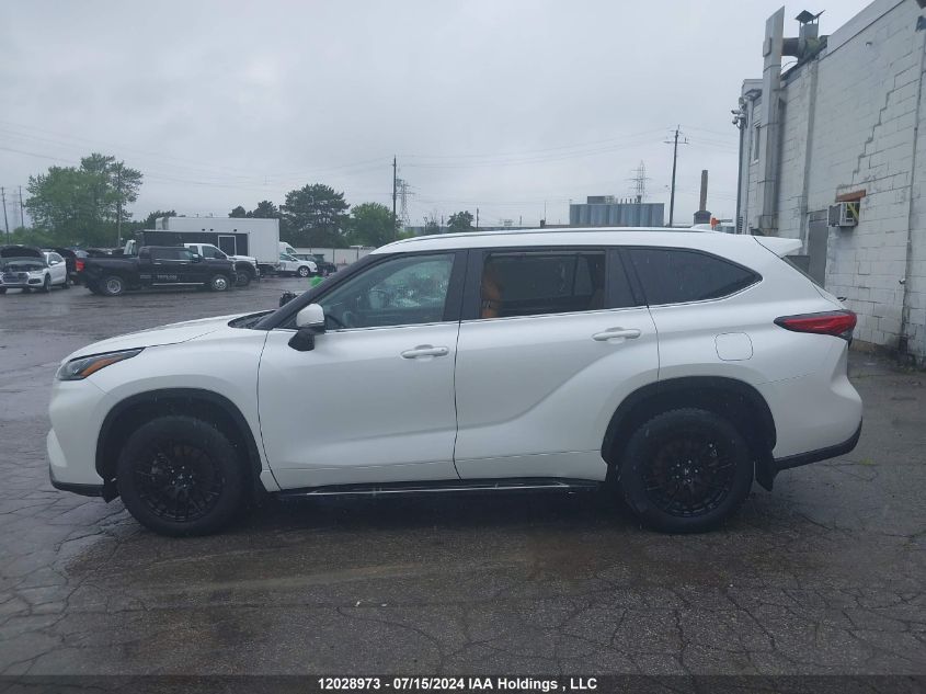 2020 Toyota Highlander Platinum VIN: 5TDFZRBHXLS035167 Lot: 12028973