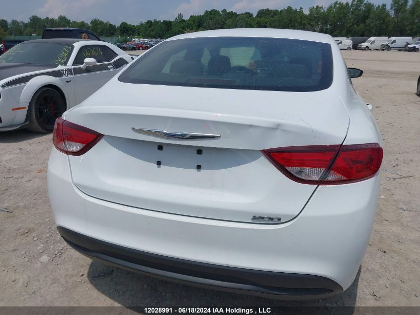 2015 Chrysler 200 Lx VIN: 1C3CCCFB2FN706529 Lot: 12028991