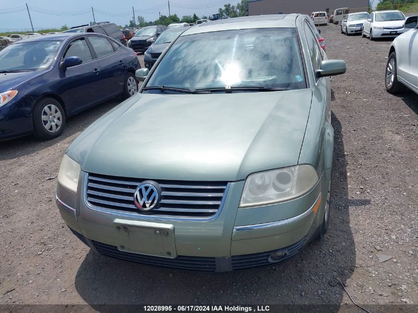 2002 Volkswagen Passat Gls VIN: WVWPD63B32P244772 Lot: 12028995
