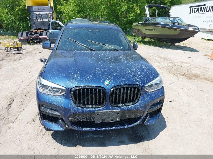 2021 BMW X3 VIN: 5UXTY9C02M9H79944 Lot: 12029000