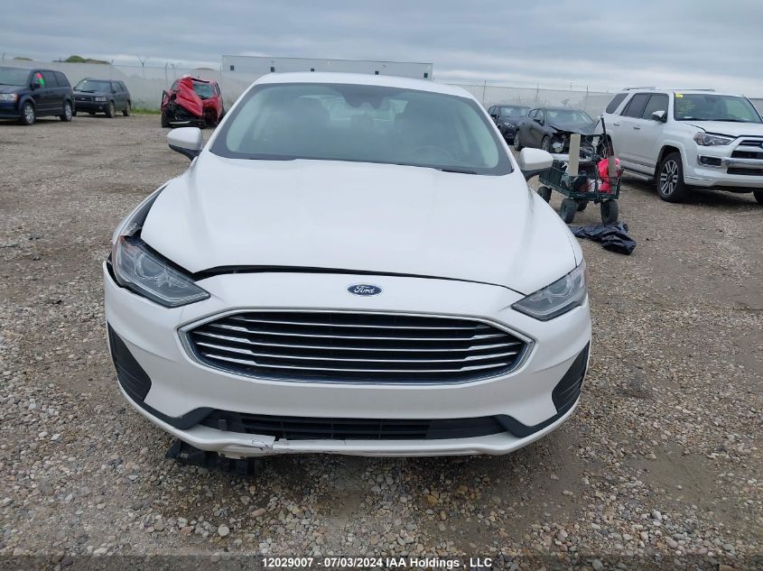 2019 Ford Fusion Se VIN: 3FA6P0HD5KR266409 Lot: 12029007