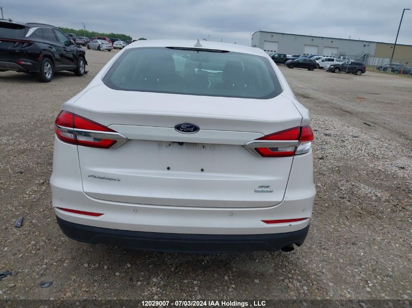 2019 Ford Fusion Se VIN: 3FA6P0HD5KR266409 Lot: 12029007