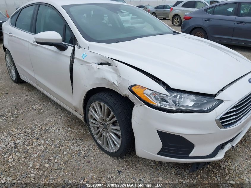 2019 Ford Fusion Se VIN: 3FA6P0HD5KR266409 Lot: 12029007