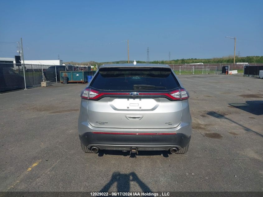 2016 Ford Edge Sel VIN: 2FMPK4J87GBB96947 Lot: 12029022