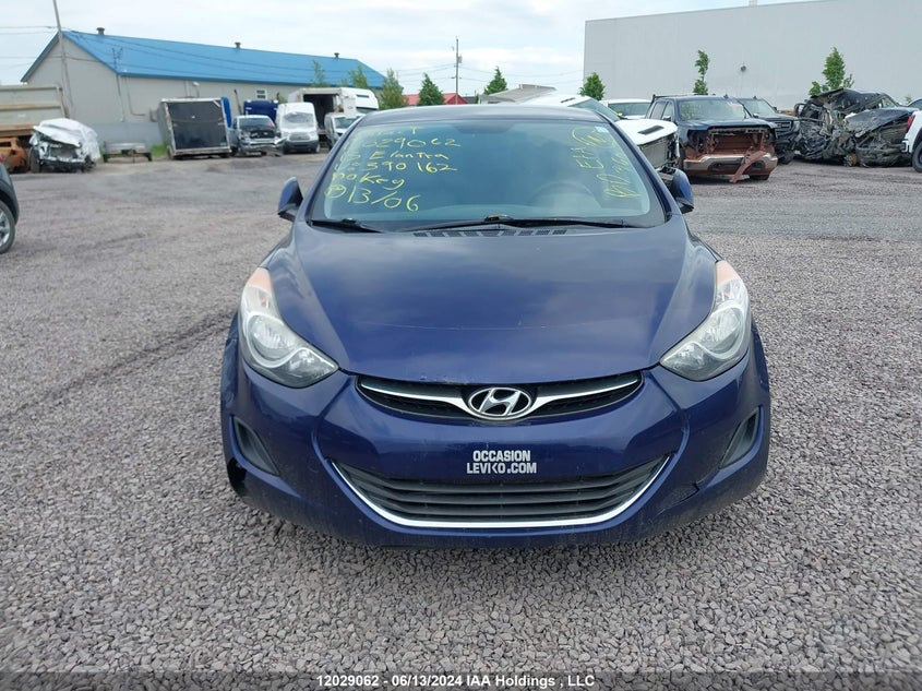 2013 Hyundai Elantra VIN: 5NPDH4AE5DH390162 Lot: 12029062