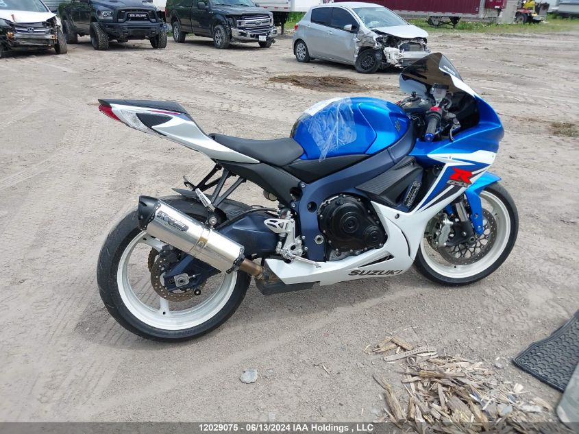 2011 Suzuki Gsx-R600 VIN: JS1GN7FA8B2100373 Lot: 12029075