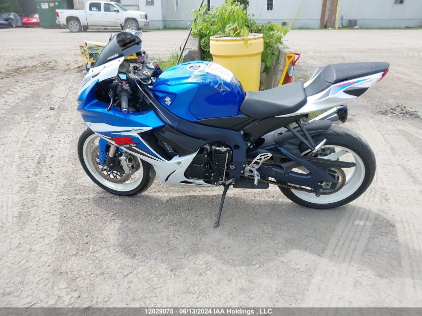 2011 Suzuki Gsx-R600 VIN: JS1GN7FA8B2100373 Lot: 12029075