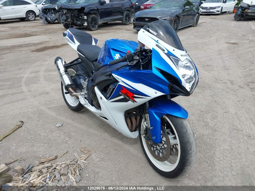 2011 Suzuki Gsx-R600 VIN: JS1GN7FA8B2100373 Lot: 12029075