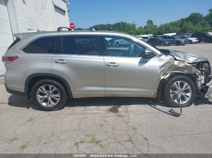 2016 Toyota Highlander Le/Le Plus VIN: 5TDZKRFH2GS171651 Lot: 12029081