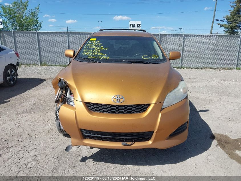 2010 Toyota Corolla Matrix S VIN: 2T1LE4EEXAC016854 Lot: 12029115