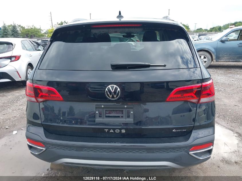 2024 Volkswagen Taos VIN: 3VVUX7B22RM011954 Lot: 12029118