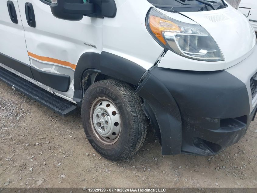 2019 Ram Promaster 2500 Window Van High Roof VIN: 3C6TRVPG4KE519234 Lot: 12029129