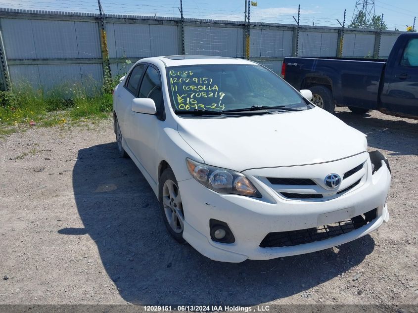 2011 Toyota Corolla Le VIN: 2T1BU4EE4BC708219 Lot: 12029151