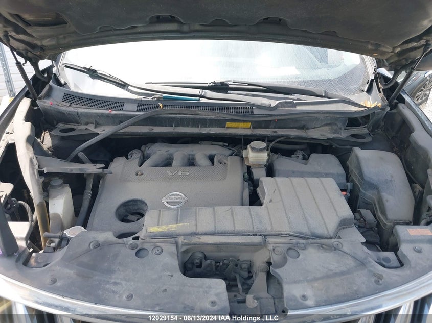 2010 Nissan Murano S/Sl/Le VIN: JN8AZ1MWXAW107641 Lot: 12029154