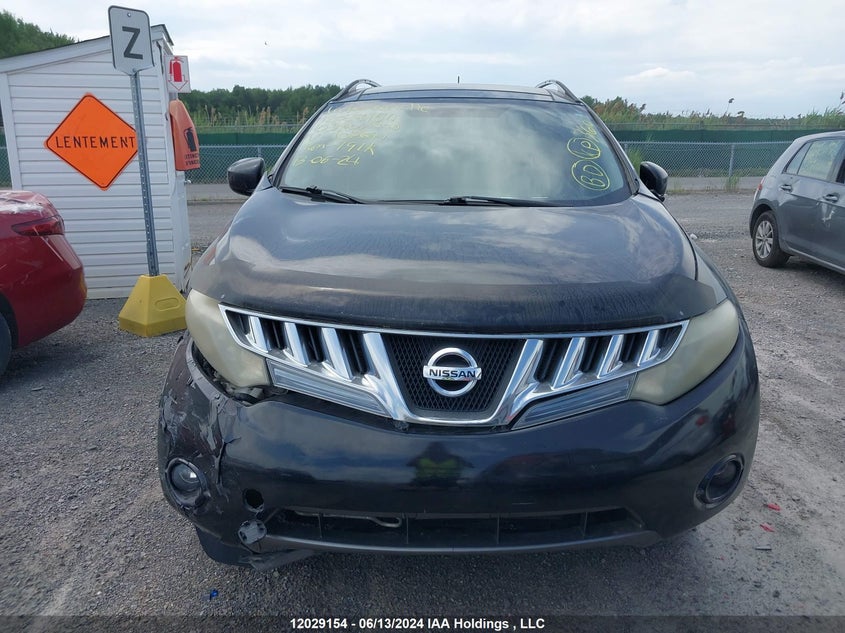 2010 Nissan Murano S/Sl/Le VIN: JN8AZ1MWXAW107641 Lot: 12029154