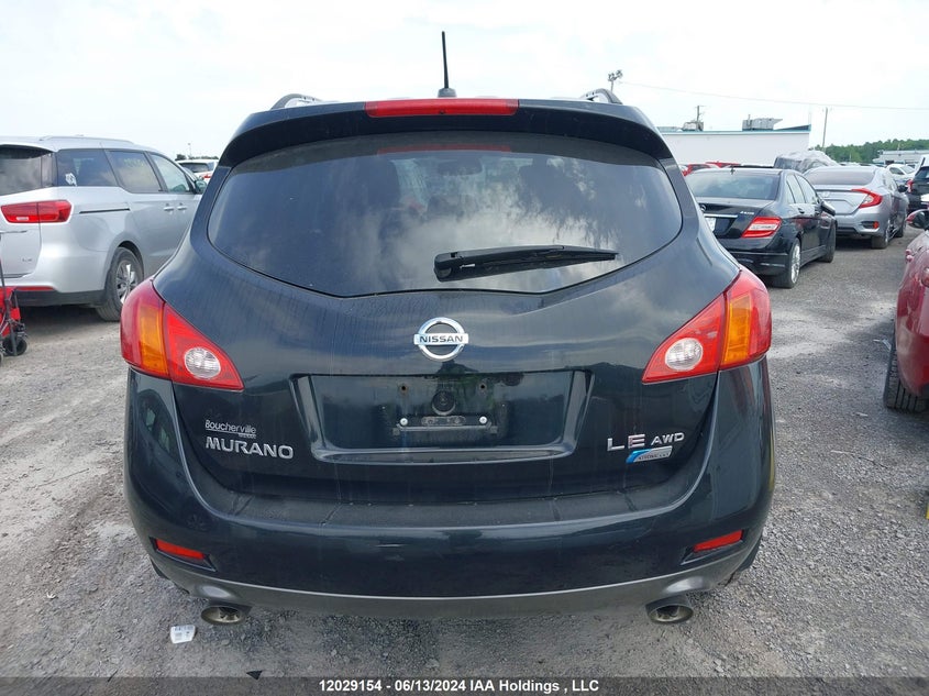 2010 Nissan Murano S/Sl/Le VIN: JN8AZ1MWXAW107641 Lot: 12029154