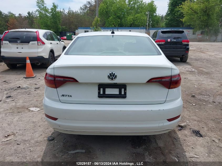 2019 Volkswagen Jetta Sel VIN: 3VWE57BU9KM122496 Lot: 12029157