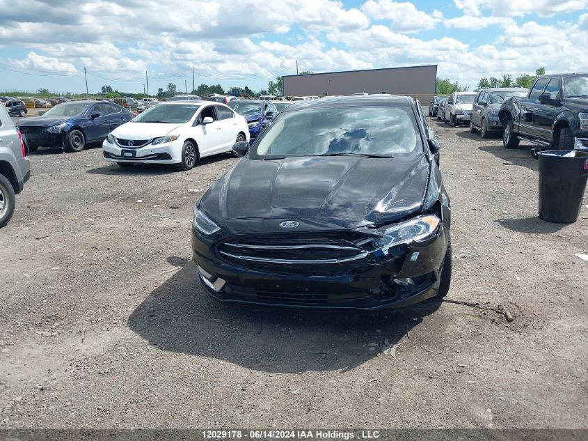 2017 Ford Fusion Titanium VIN: 3FA6P0D93HR121282 Lot: 12029178