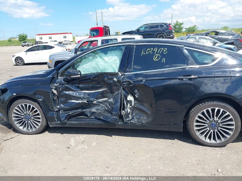 2017 Ford Fusion Titanium VIN: 3FA6P0D93HR121282 Lot: 12029178