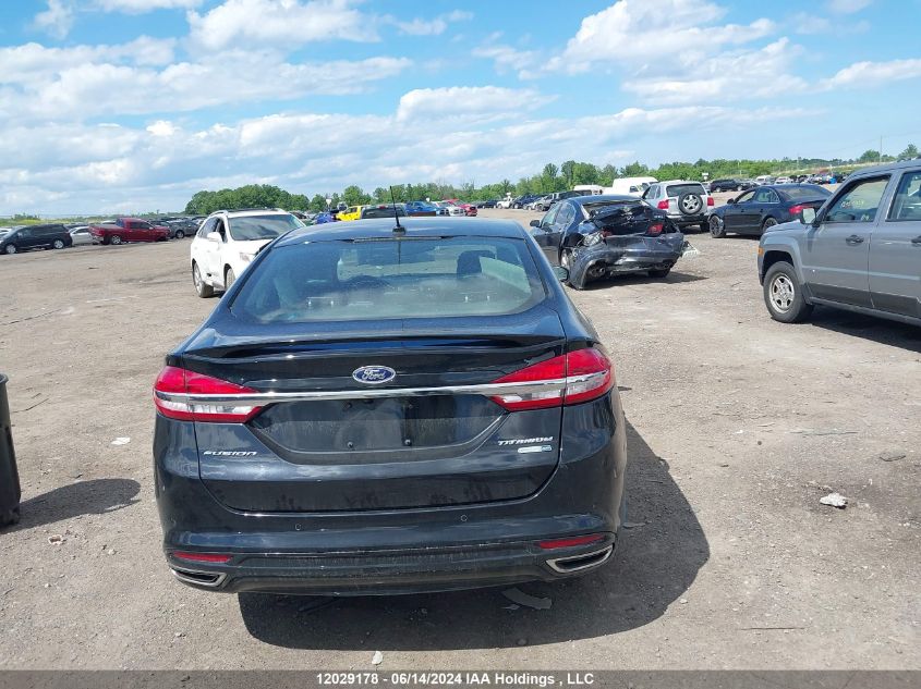 2017 Ford Fusion Titanium VIN: 3FA6P0D93HR121282 Lot: 12029178