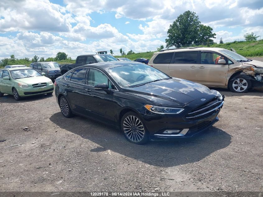 2017 Ford Fusion Titanium VIN: 3FA6P0D93HR121282 Lot: 12029178