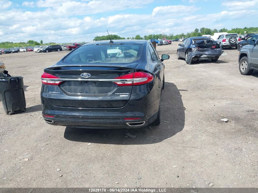 2017 Ford Fusion Titanium VIN: 3FA6P0D93HR121282 Lot: 12029178