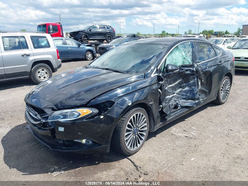 2017 Ford Fusion Titanium VIN: 3FA6P0D93HR121282 Lot: 12029178