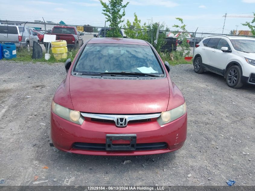 2008 Honda Civic Sdn VIN: 2HGFA16488H001493 Lot: 12029184