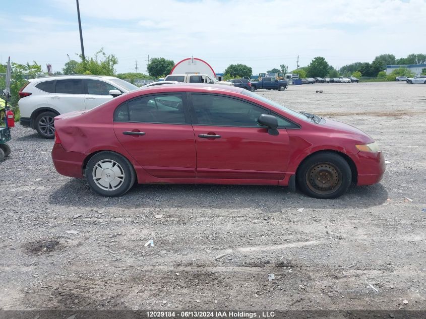 2008 Honda Civic Sdn VIN: 2HGFA16488H001493 Lot: 12029184