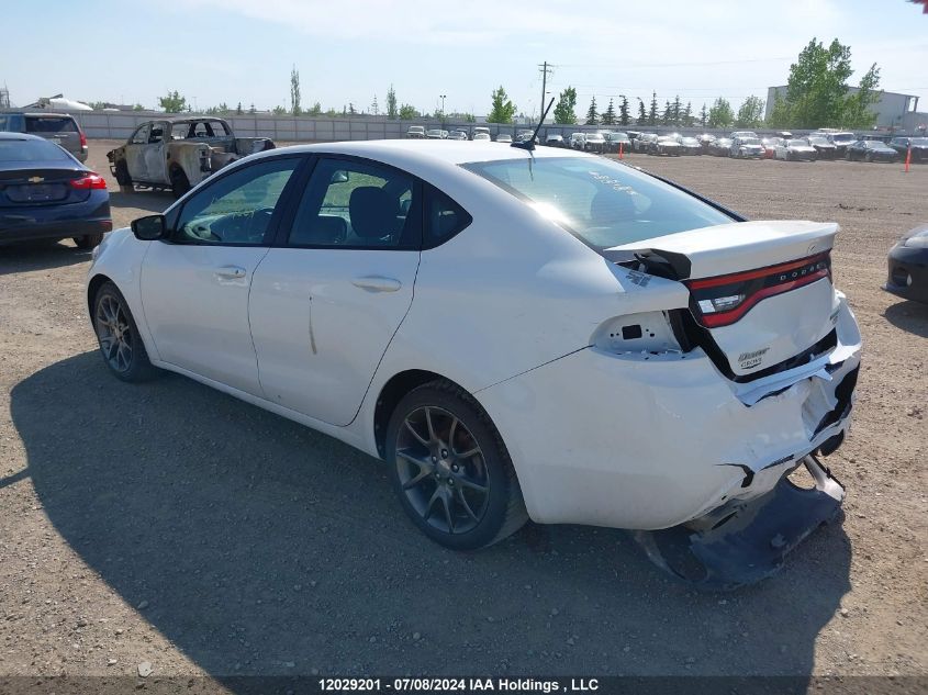 2013 Dodge Dart Sxt/Rallye VIN: 1C3CDFBH1DD232391 Lot: 12029201