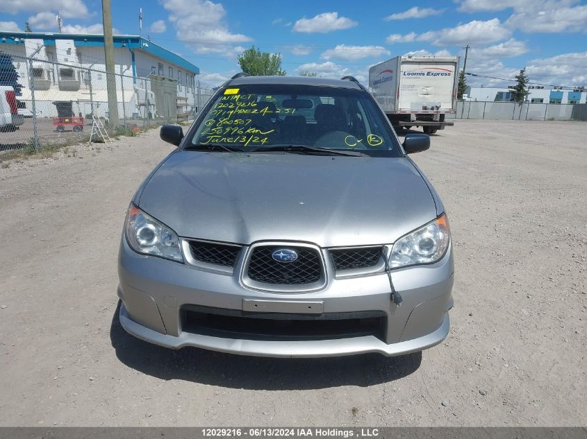 2007 Subaru Impreza 2.5I VIN: JF1GG61697H800507 Lot: 12029216